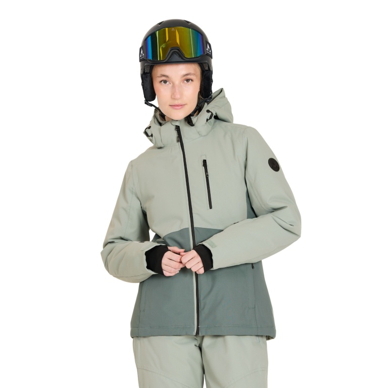 Whistler Winter-Skijacke Drizzle Ski Jacket W-PRO 10000 (winddicht, wasserdicht, wärmeisolierung) slate grau Damen